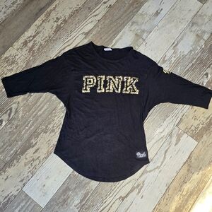 Victoria's Secret PINK Sequence Bling Shirt Size XS